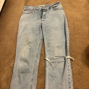 Curve Love Ultra High Rise Ankle Straight Jeans